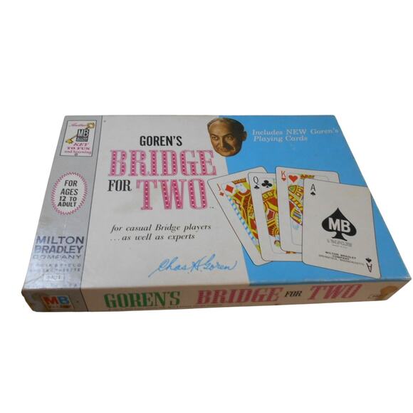 Vintage 1964 Goren's Bridge for Two Milton Bradley #4401 Complete - Picture 1 of 11